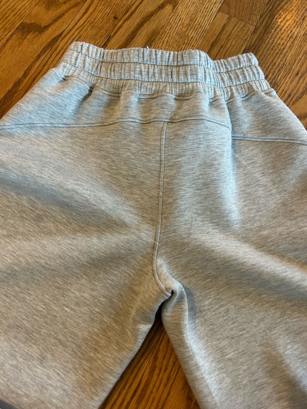 SPANX Wide-Leg Sweatpants - Heather Gray - Picture 4 of 8